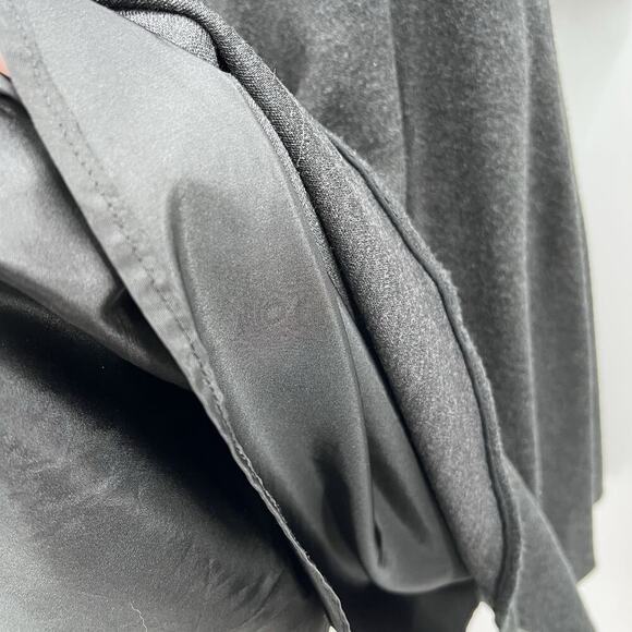 Vintage Bespoke Custom Gray Cashmere Long Sleeve Midi Dress Size 6 - Picture 9 of 13